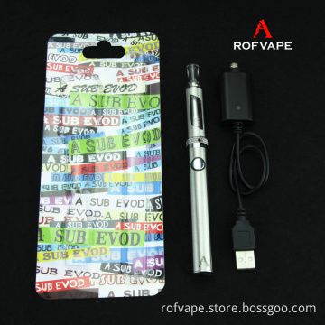 2016 Ecig TPD Starter Kit 900mah A Sub Evod BVC Coil Structure vapor kit